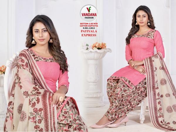 Vandana Patiyala Express Vol-12 indo Cotton PAtiyala Dress Material 